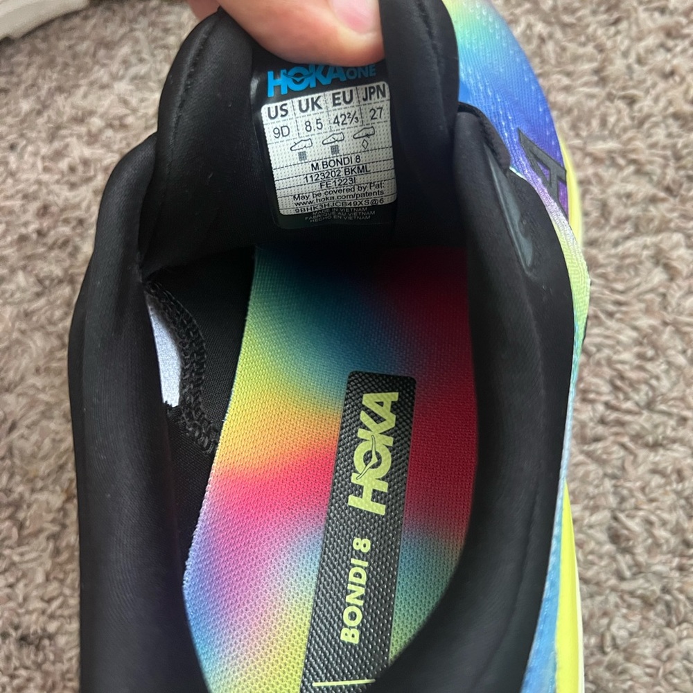 Hoka Bondi 8 Multicolor Athletic Shoes